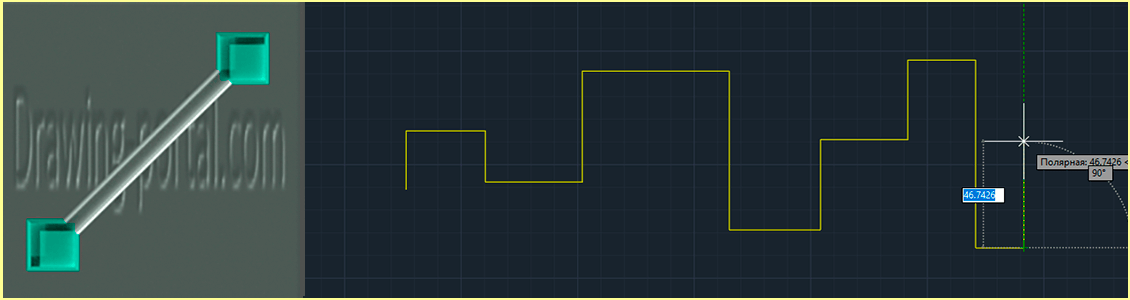 How to draw a straight line segment in AutoCAD object.