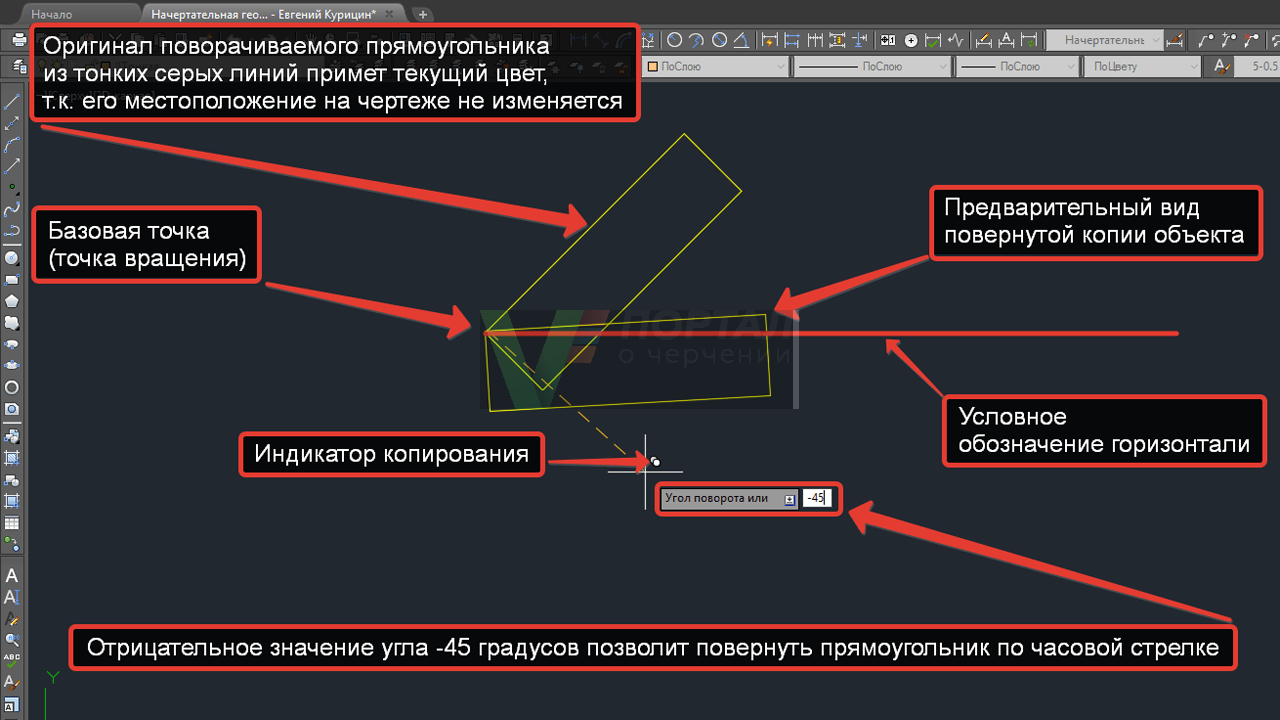 Развернуть фото онлайн на любой угол